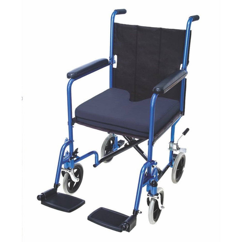 Essential Medical Supply Coccyx Cushion Seating Foam 3 Inch for Wheelchairs, 1 Ea