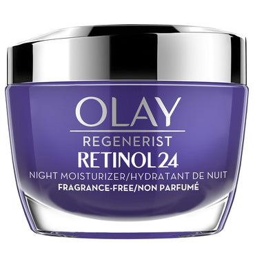 Olay Regenerist Retinol 24 Moisturiser Night Cream, Fragrance Free, 1.7 Oz