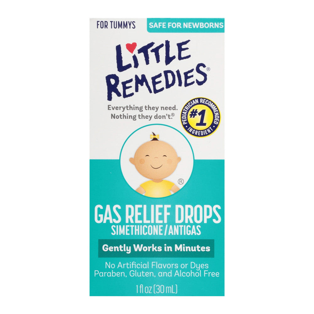 Little Tummys Gas Relief Drops For Safe, Gentle Relief Of Gas Discomfort - 1 Oz