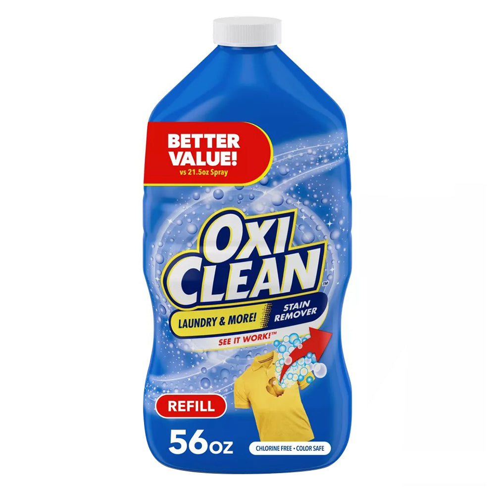 OxiClean Laundry Chlorine Free Stain Remover Refill 56Oz (1.65l)