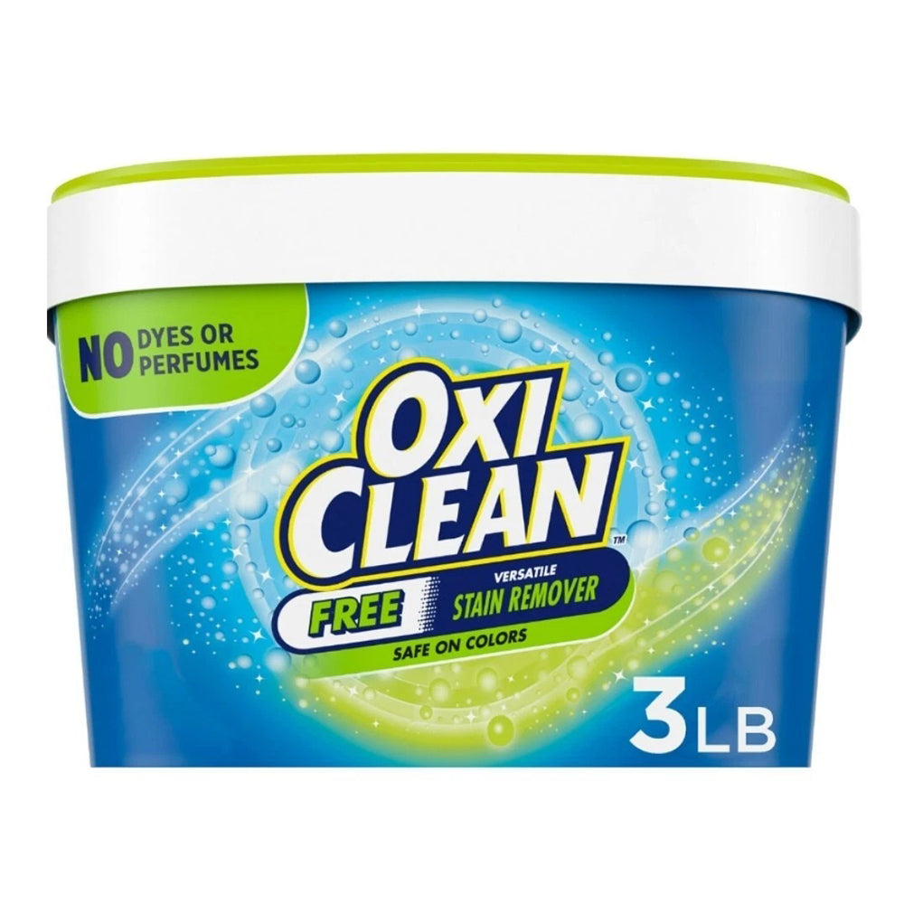 OxiClean Versatile Stain Remover Free Powder Safe on Colors 48Oz (3lb)