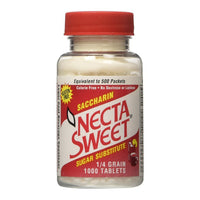 Necta Sweet Saccharin Sugar Substitute 0.25 Grain Tablets, 1000 Each