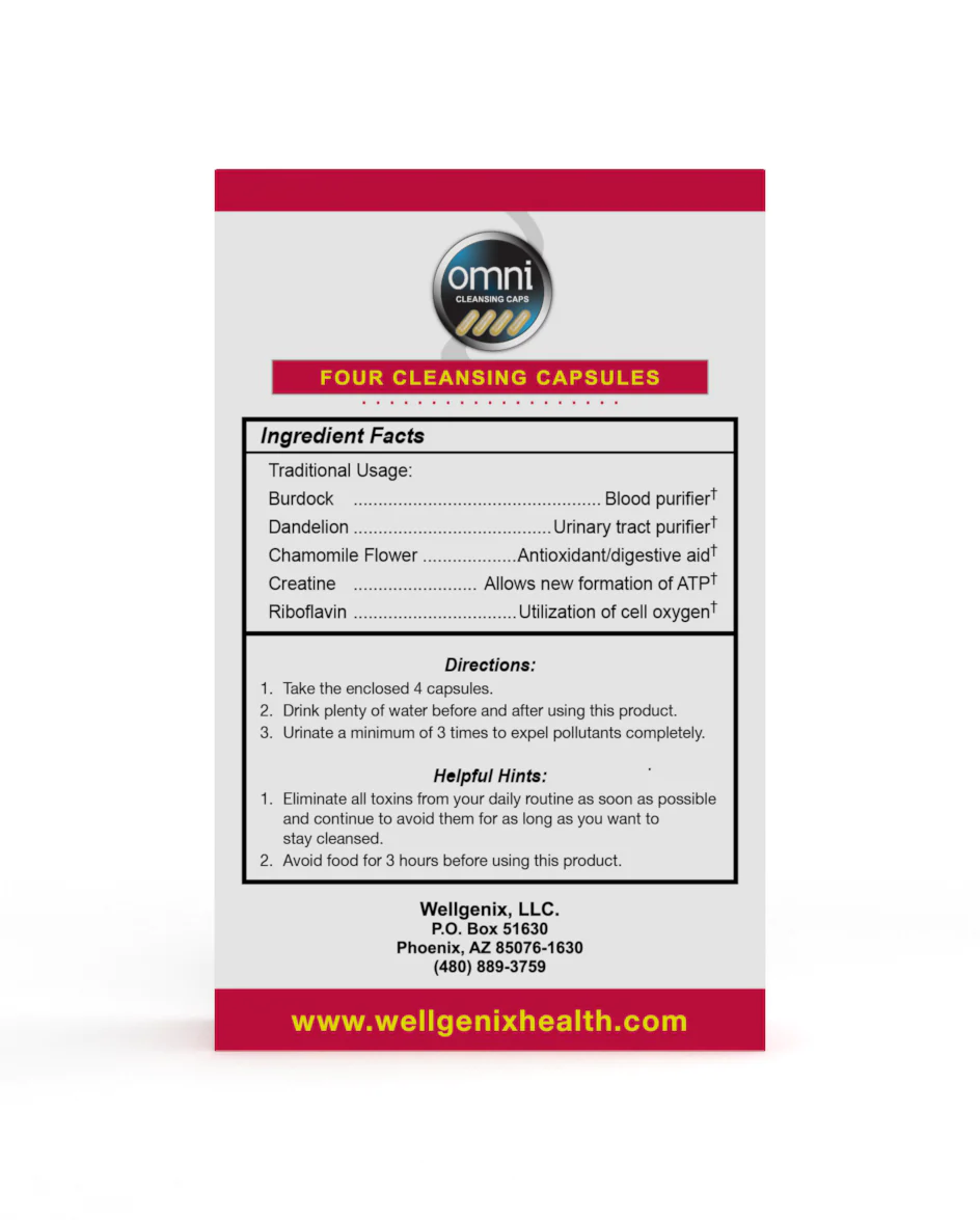 Wellgenix Omni Cleansing Extra Strength Capsules, 4 Ea