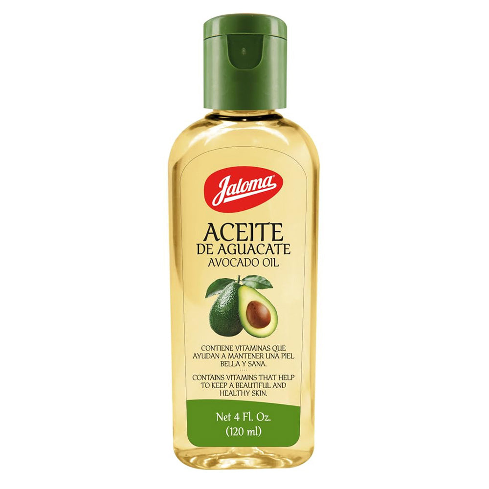 Jaloma Avocado Oil Enriched with Vitamins for Healthy Skin 4Oz (120ml)