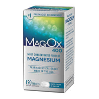 Magox 400 Mg Magnesium Supplement Tablets To Increase Magnesium Levels, 120 Ea