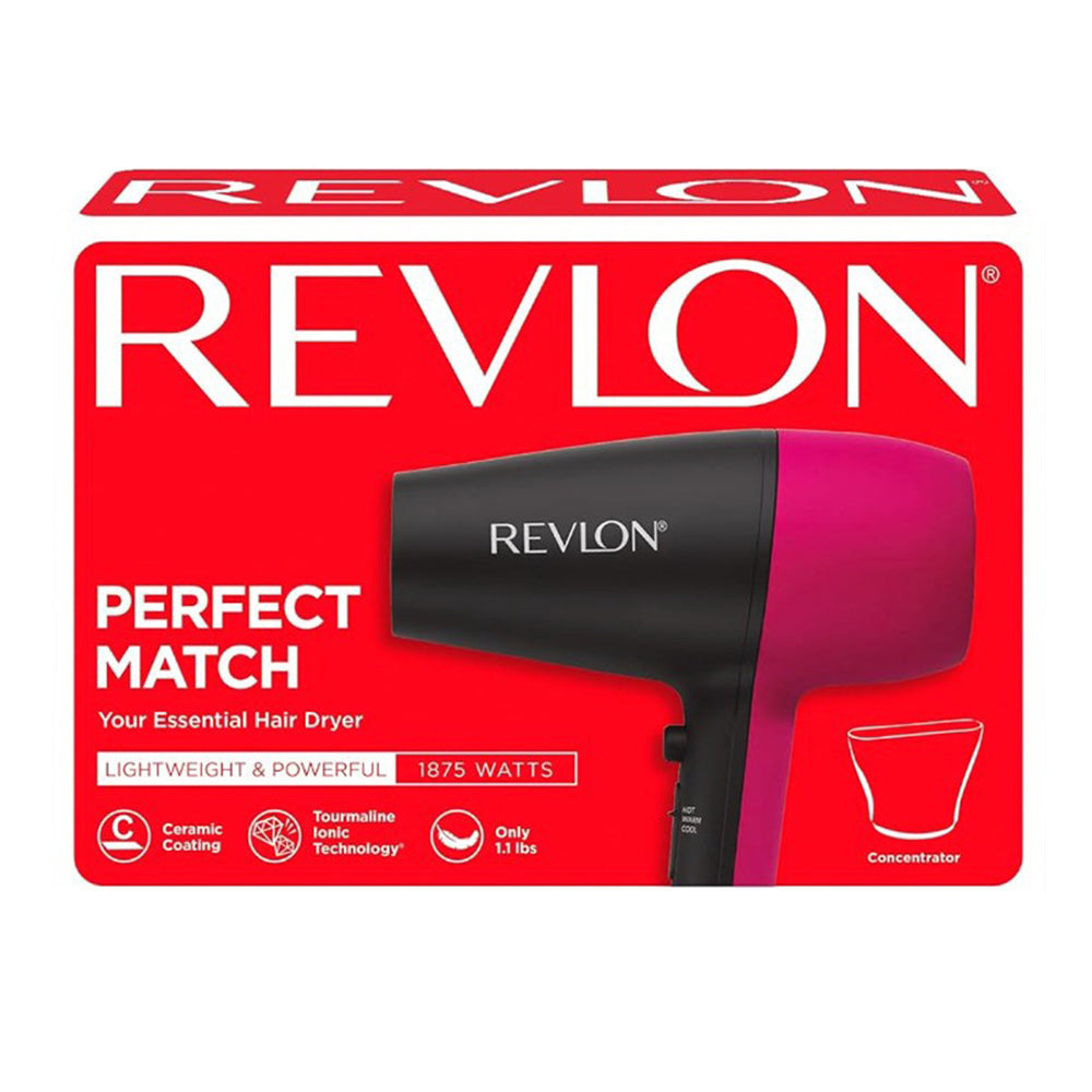 Revlon Perfect Match Hair Dryer 1875 Watt 1Ea