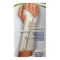 Sportaid Wrist Brace Support Deluxe Right, Beige, Large, 1 Ea