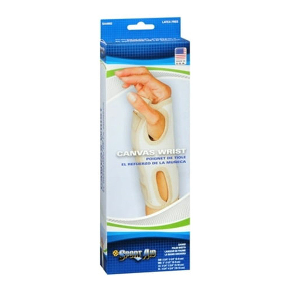 Sportaid Wrist Brace Support Reverse, Beige, Small, 1 Ea
