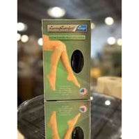 Loving Comfort Sheer Fashion Knee High Stockings 15 to 20Mmhg Closed Toe Women Beige Small, 1 Pair