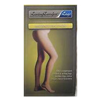 Loving Comfort Sheer Compression Maternity Pantyhose 20 to 30Mmhg Beige Large, 1 Ea