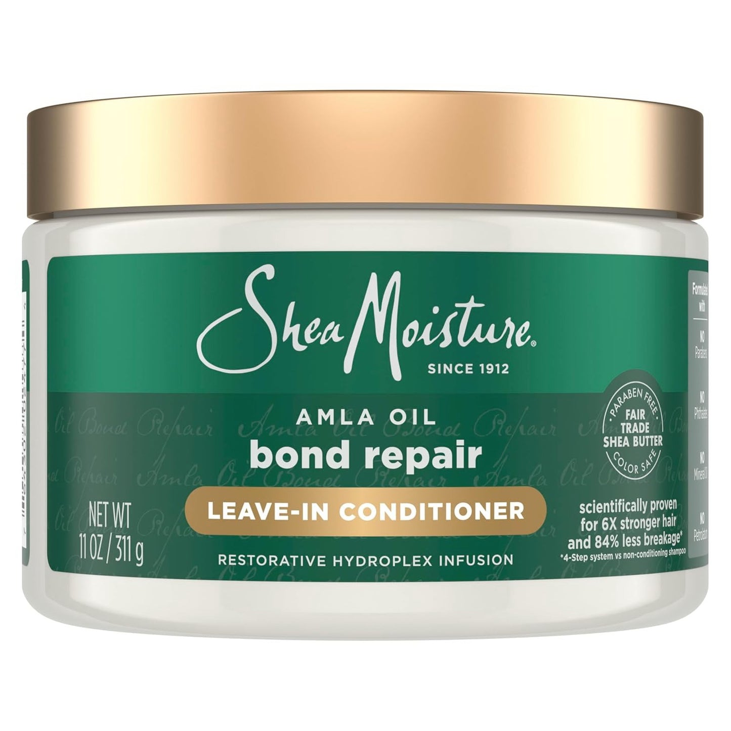 Shea Moisture Bond Repair Amla Leave In and Paraben Free Conditioner 11Oz (311g)