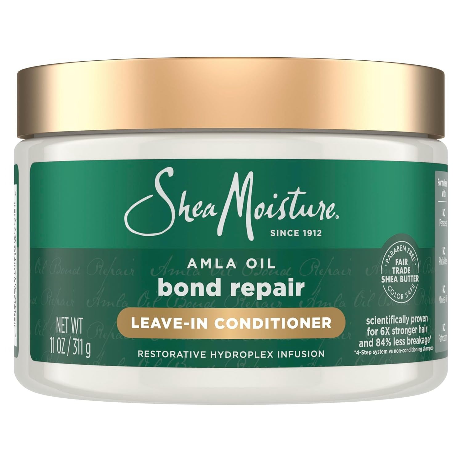 Shea Moisture Bond Repair Amla Leave In and Paraben Free Conditioner 11Oz (311g)