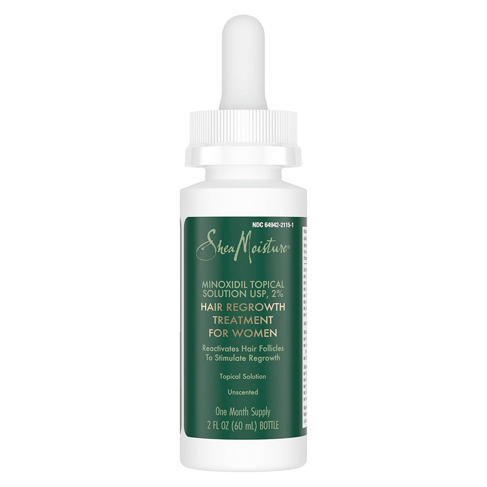 Shea Moisture Minoxidil 2% Hair Regrowth Treatment for Women, 2 Oz
