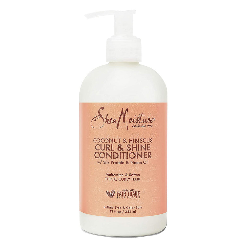 Shea Moisture Coconut and Hibiscus Curl and Shine Hair Conditioner 13Oz (384ml)