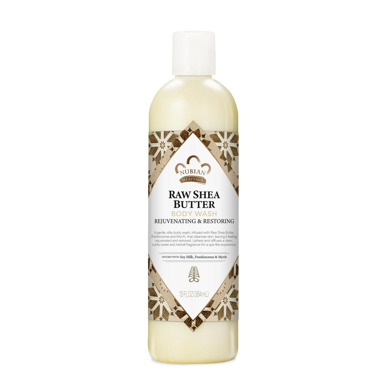 Nubian Heritage Raw Shea Butter Body Wash With Soy Milk And Vitamin E, 13 Oz