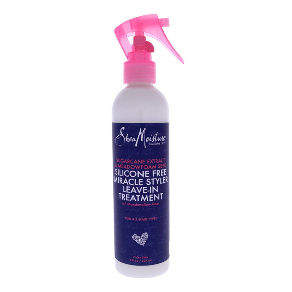 Shea Moisture Leave In Conditioner For Dry Hair, Sugarcane Extract And Meadowfoam Seed, 8 Oz