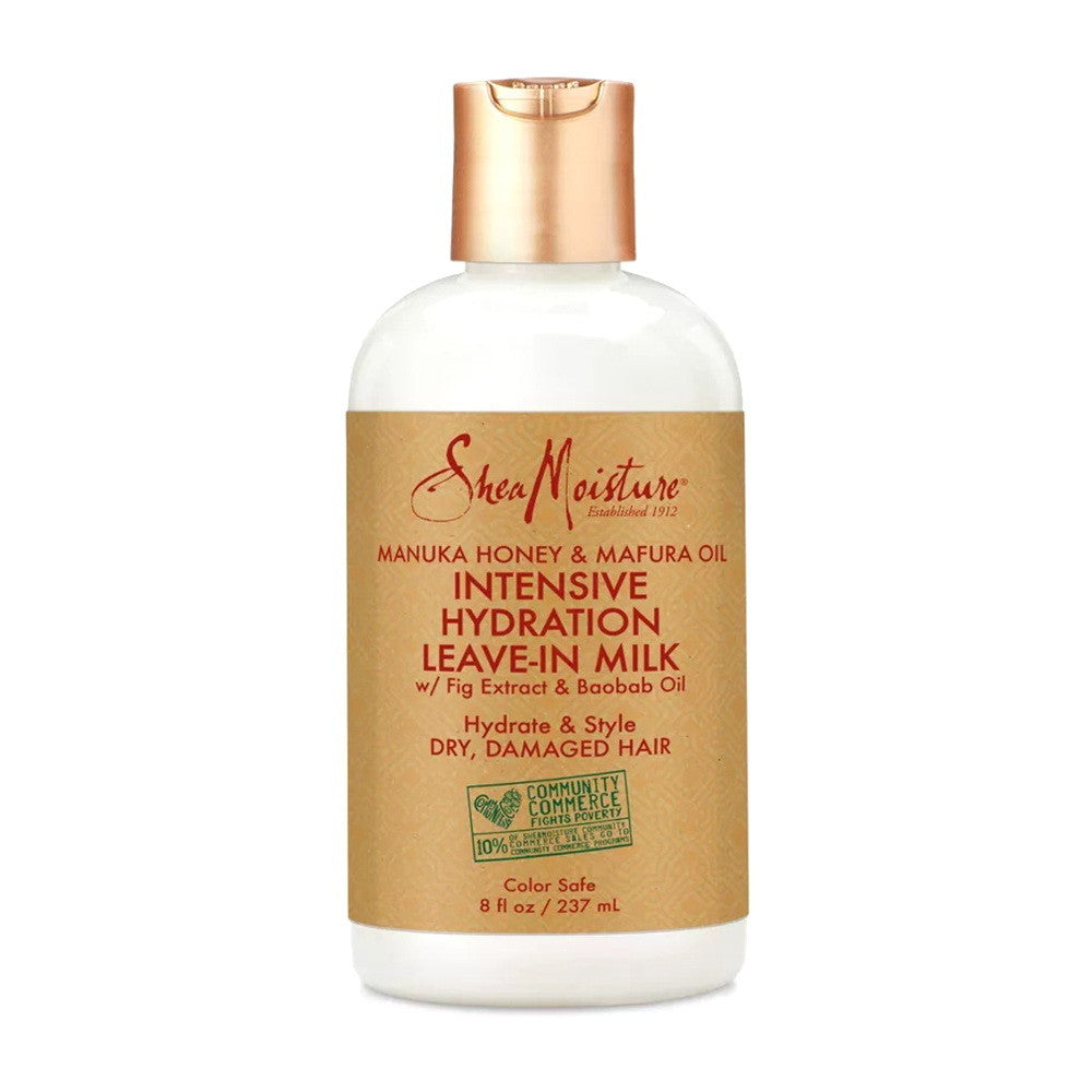Shea Moisture Hydration Manuka Honey And Mafura Oil Intensive Hydration Leave In Conditioner Milk, 8 Oz