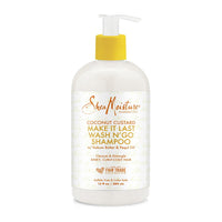 Shea Moisture Coconut Custard Make It Last Wash N Go Shampoo, 13 Oz