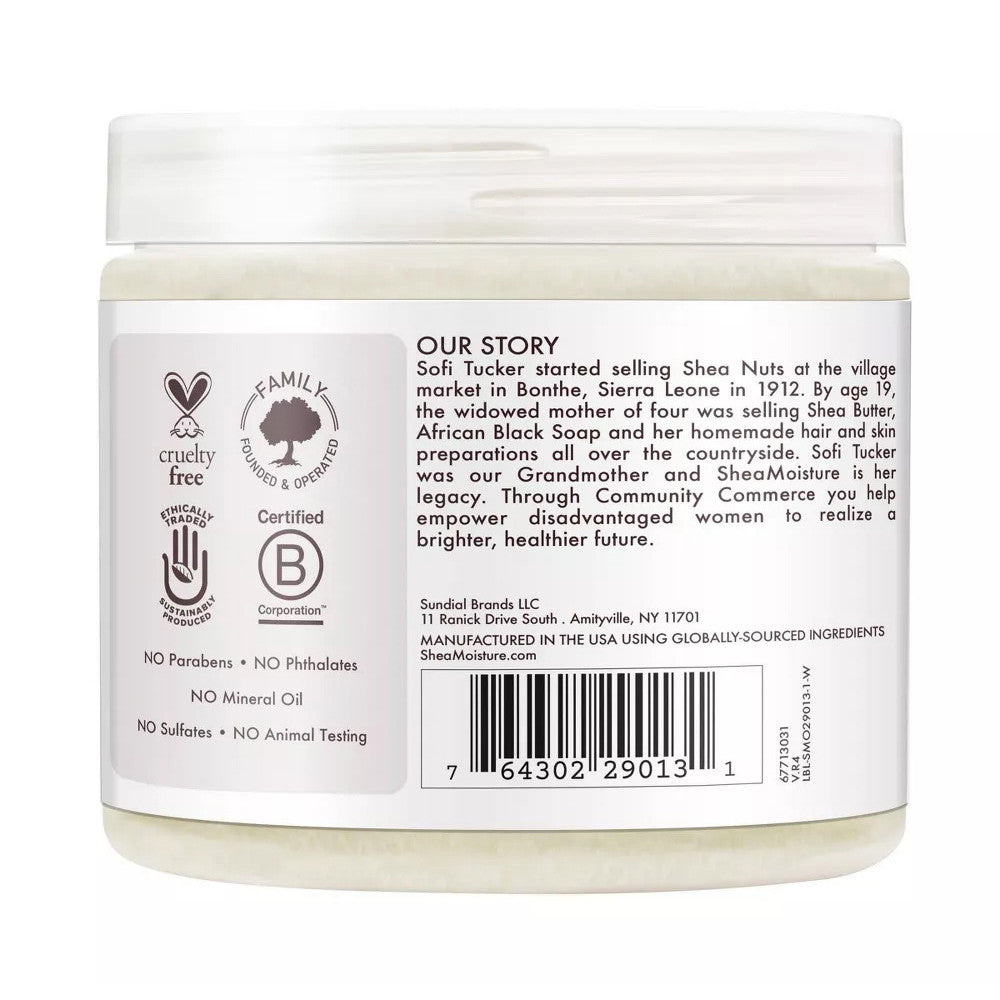 Shea Moisture 100% Extra Virgin Coconut Oil Head-To-Toe Nourishing Hydration Cream, 15 Oz