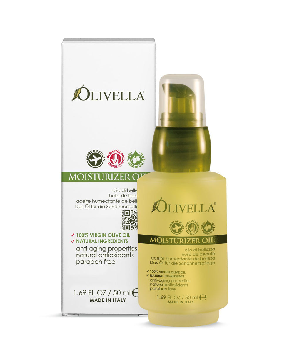 Olivella All Natural Virgin Olive Oil Moisturizer, For All Skin Types, 1.69 Oz