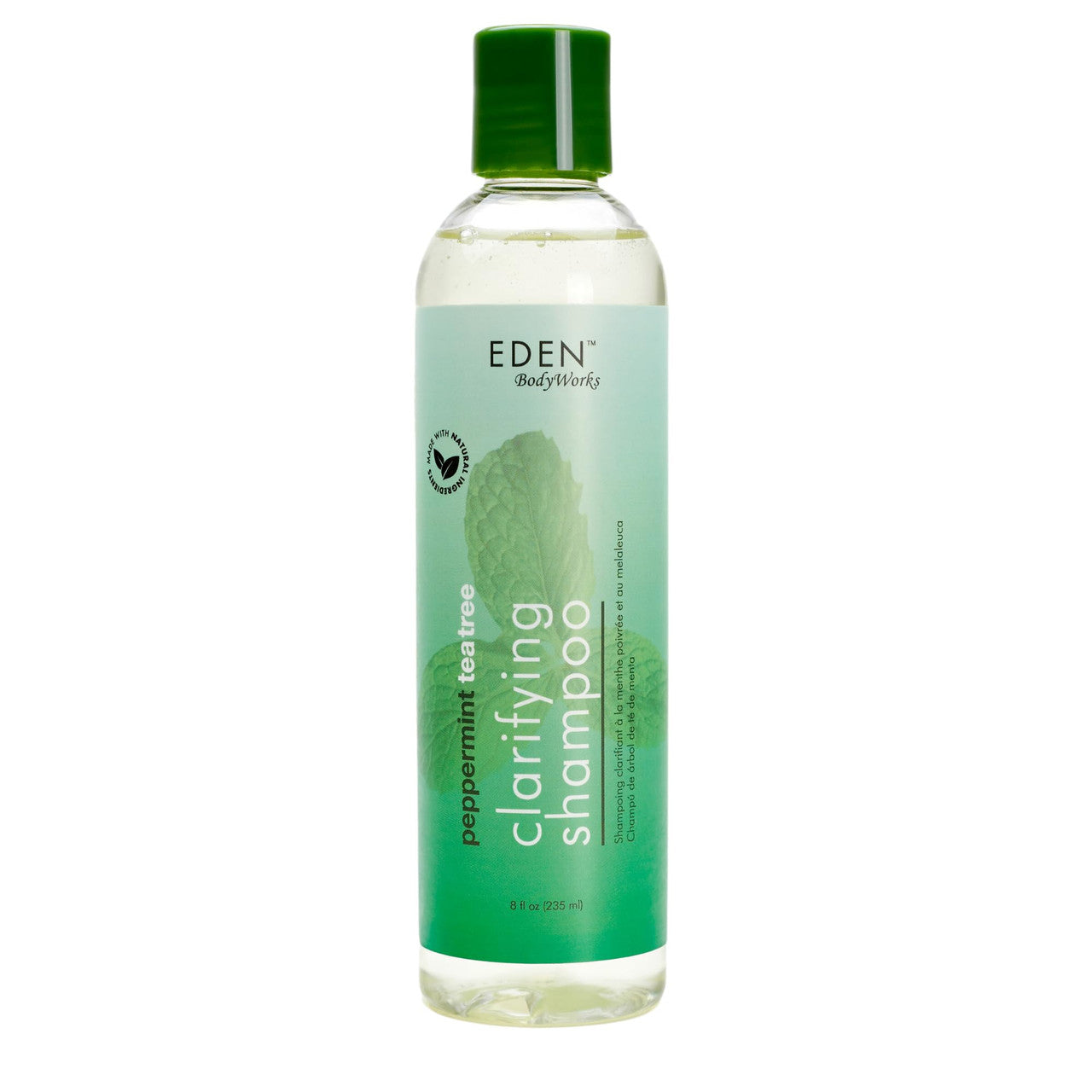 Eden BodyWorks Peppermint Tea Tree Natural Shampoo, 8 Oz