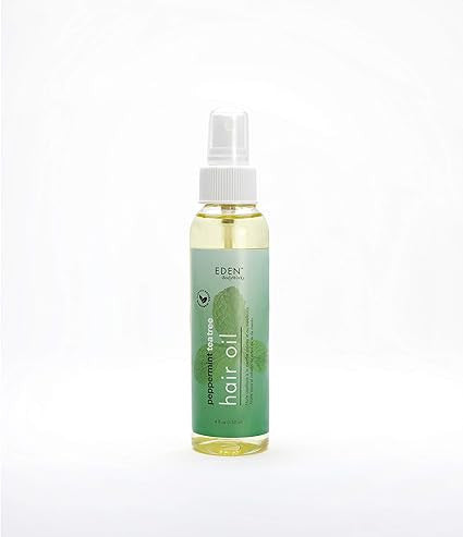 Eden Body Works Peppermint Tea Tree Hair Oil, 4 Oz