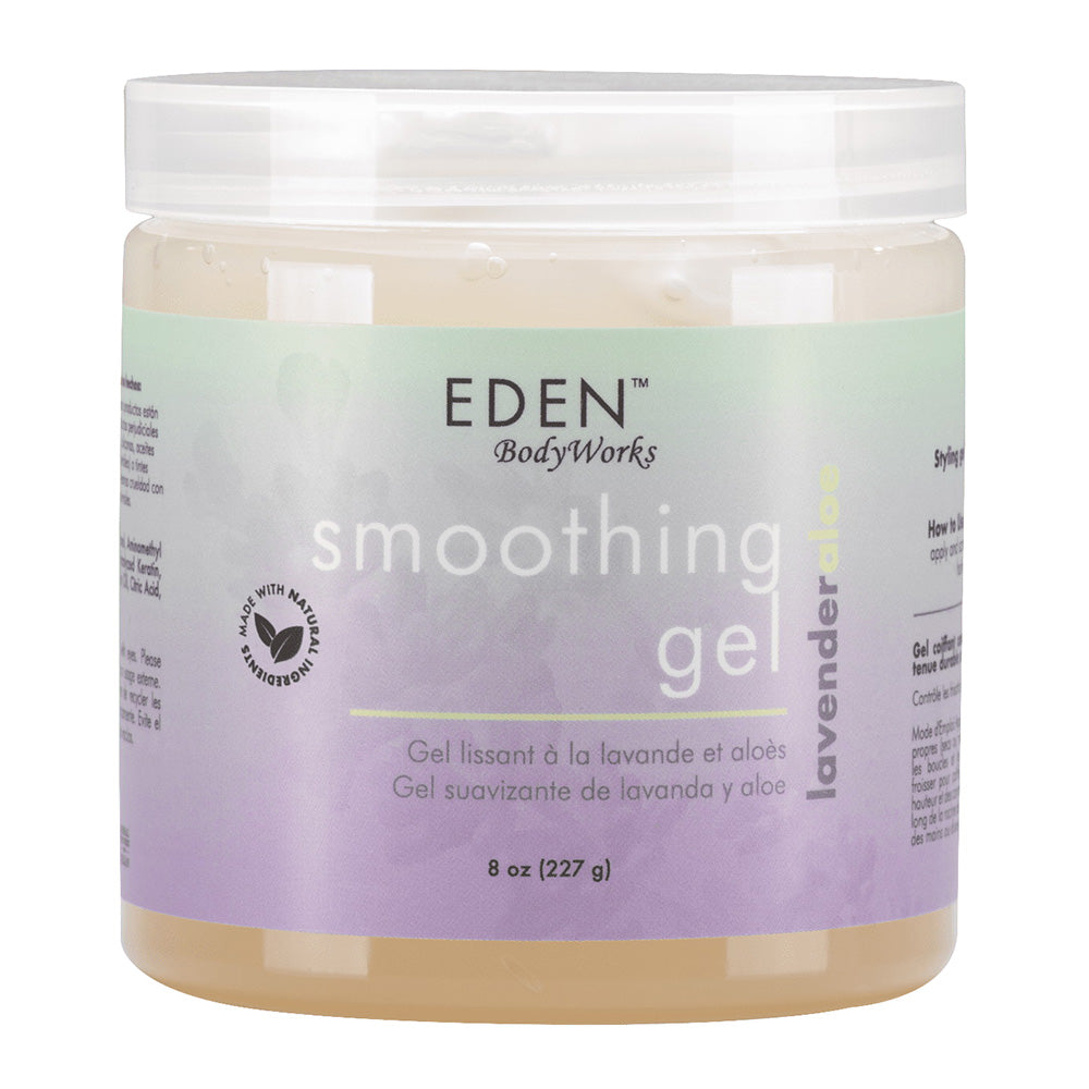 Eden BodyWorks Smoothing Hair Styling Gel with Lavender Aloe 8Oz (227g)