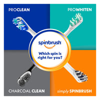 Arm & Hammer Spinbrush Pro Series Daily Clean Battery Toothbrush Refills, Medium, 2 ea