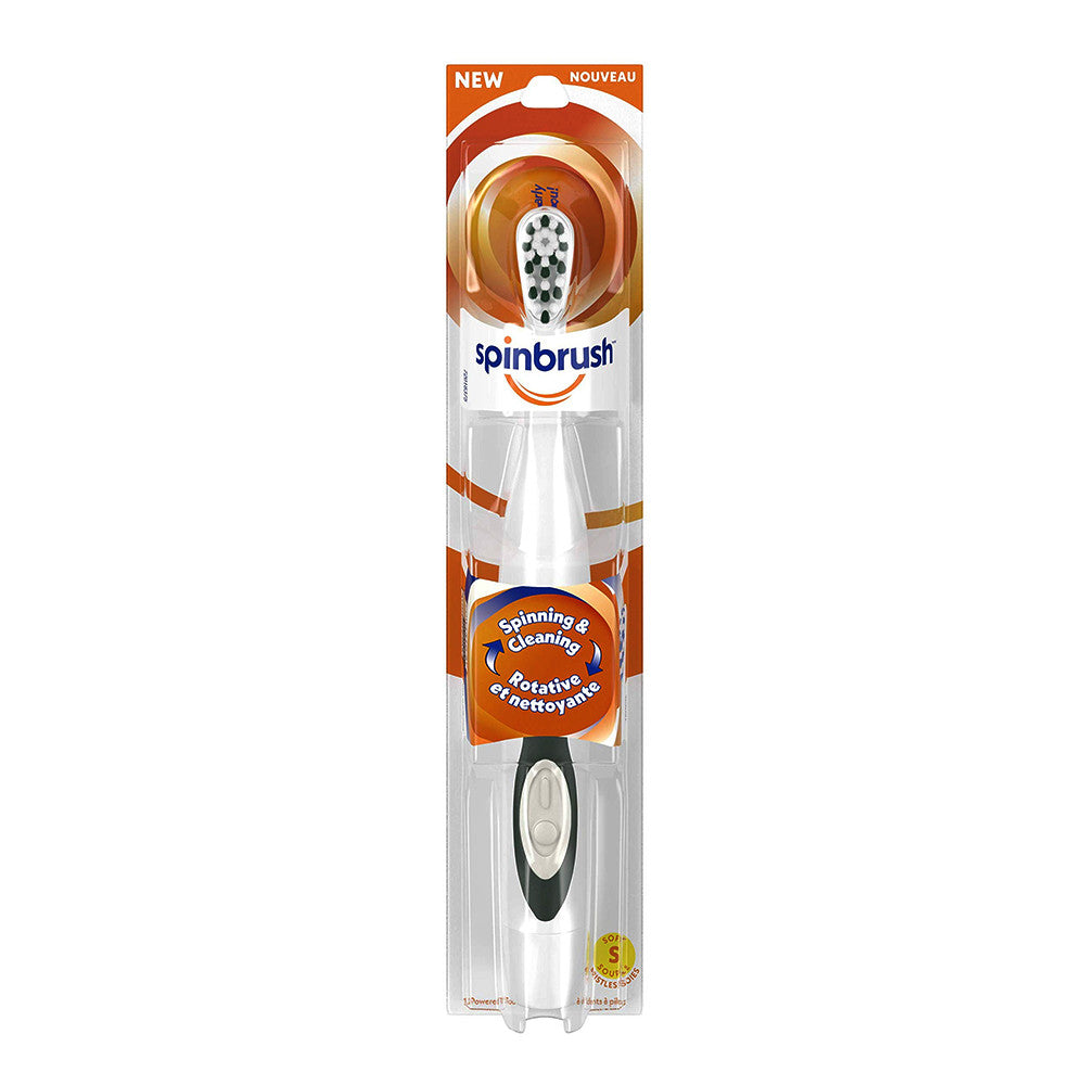 Spin Brush Pro Clean Battery Powered Toothbrush, Medium Bristles, 1 Ea