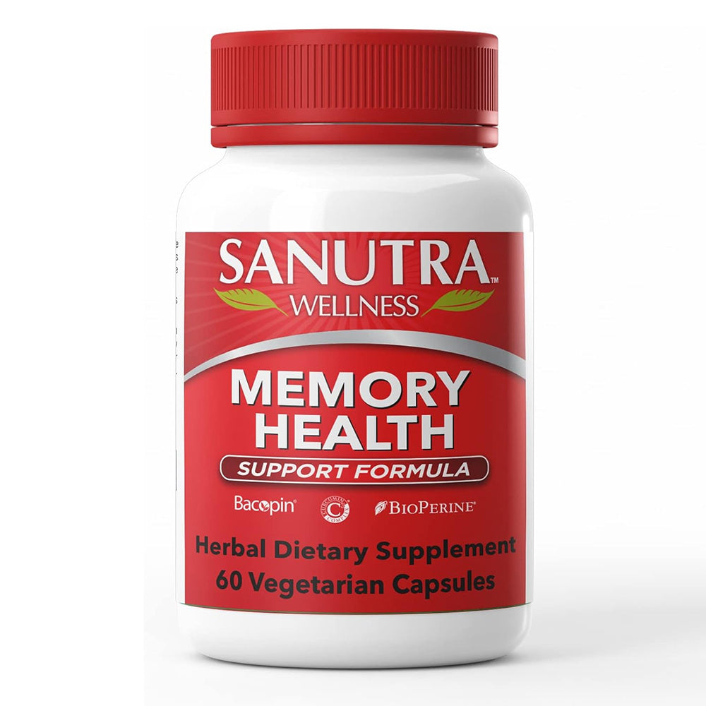 Sanutra Memory Health Focus Concentration and Clarity Support Capsules 60Ea