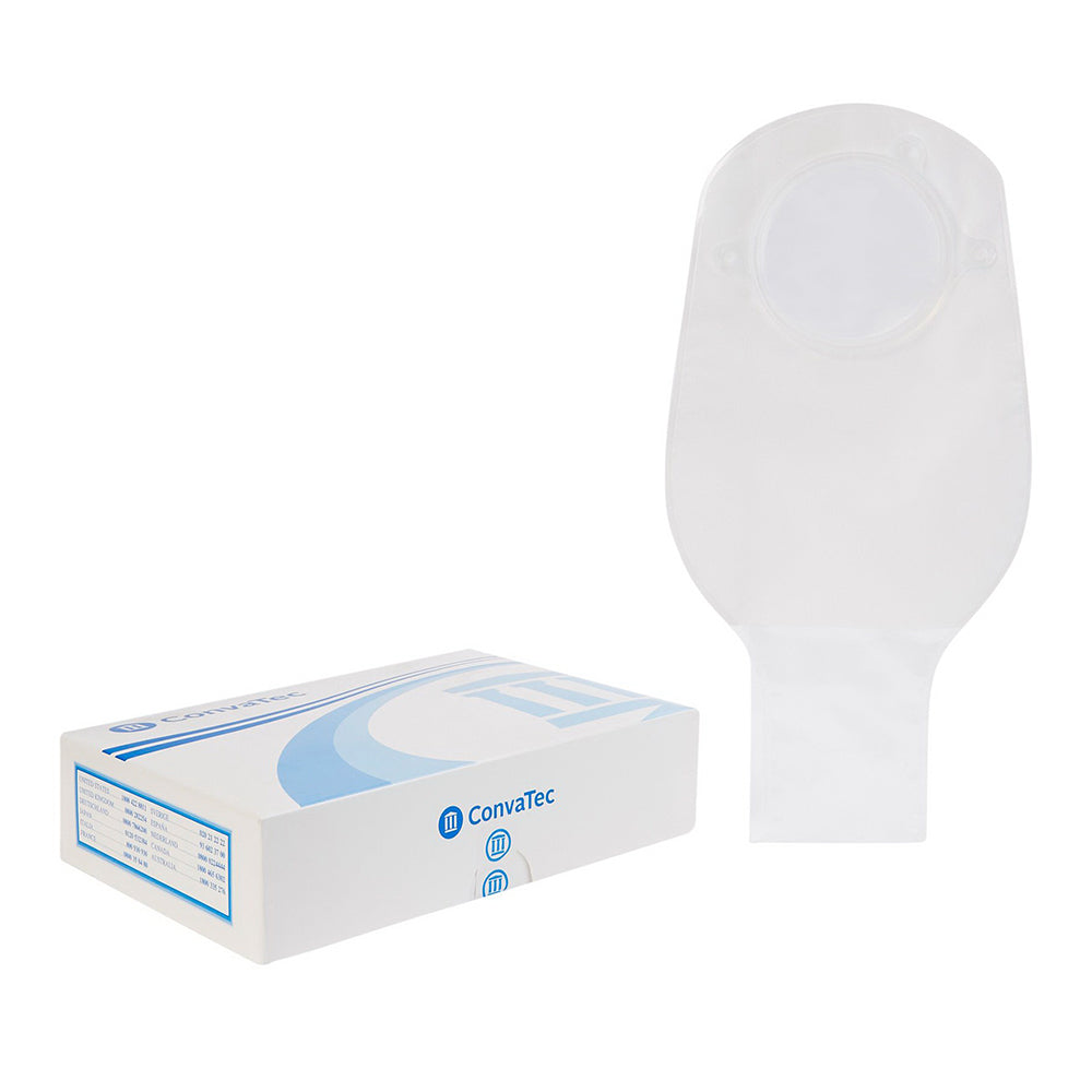 Convatec Surfit Natura Drainable Pouches Model 401514 Transparent 12 in for Ostomy Output Collection 10Ea