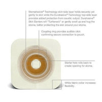 Convatec 404592 Sur-Fit Natura Durahesive Convex Skin Barrier, 10 Ea