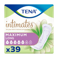 Tena Sensitive Care Extra Coverage Long Pads, 39 Ea