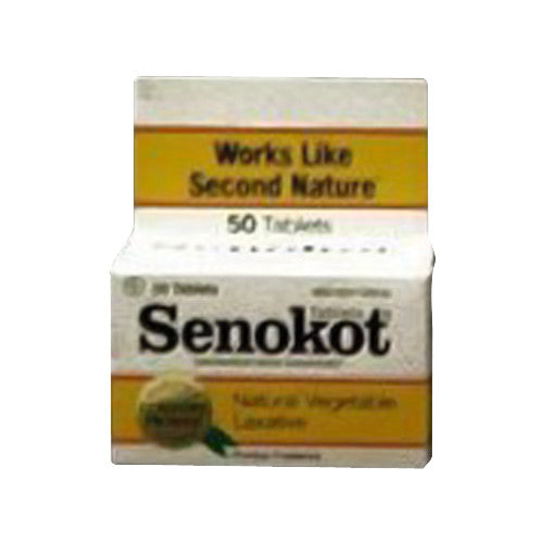 Senokot Natural Vegetable Laxative Ingredient Tablets - 50 Ea