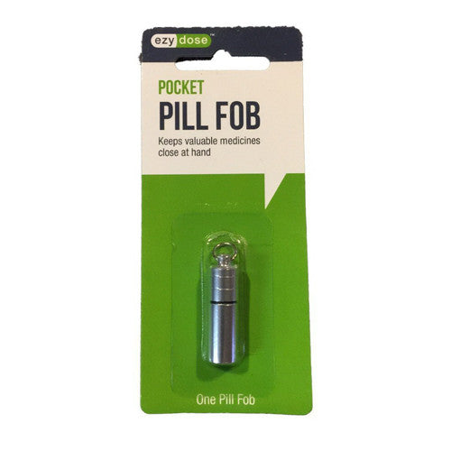 Ezy Dose Nitro-Fresh Pill Case, Chrome-Plated Brass - 1 Ea