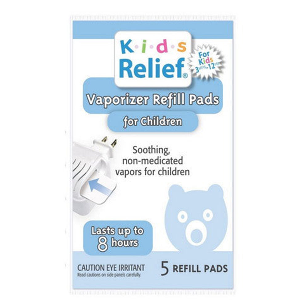Homeolab Kids Relief Waterless Vaporizer with 5 Refills Pads 1Ea