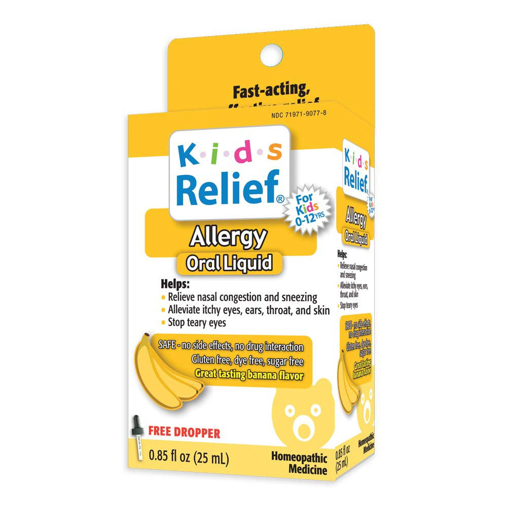 Kids Relief Allergy Oral Solution, Banana Flavor, 0.85 Oz