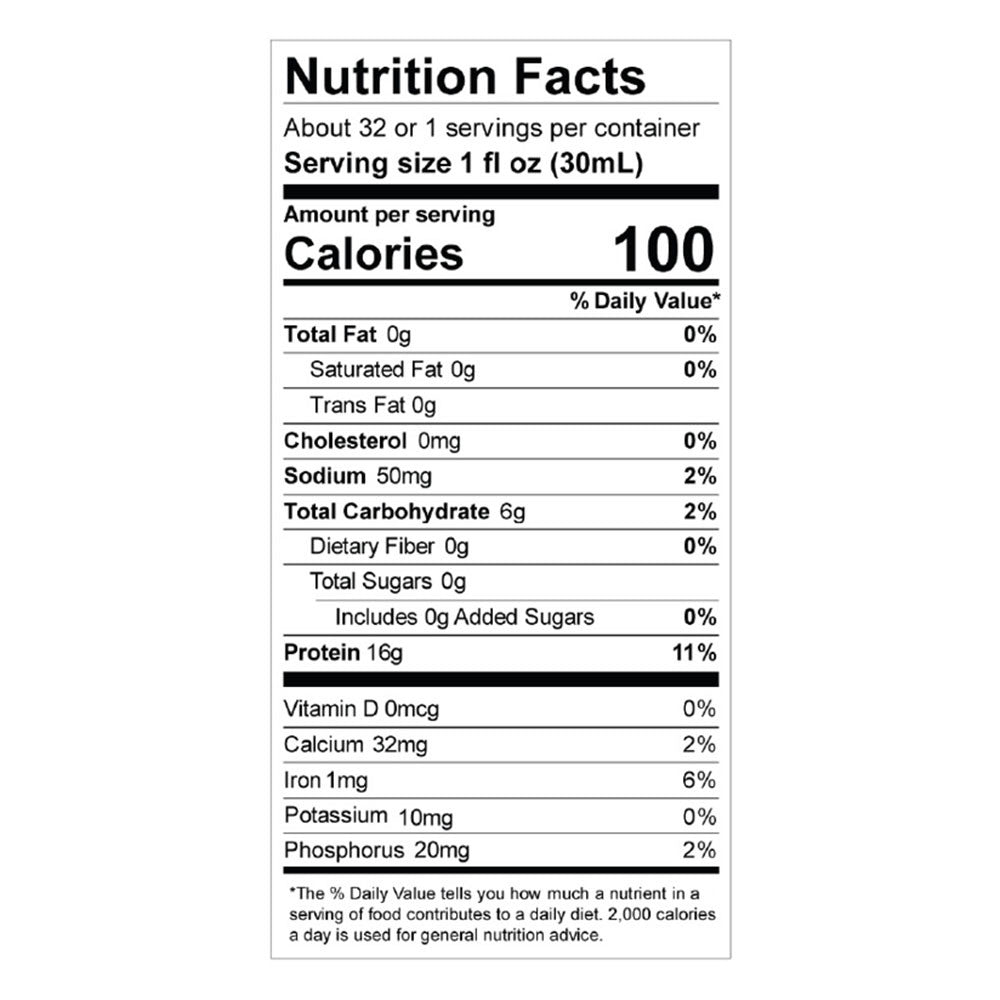 Liquacel Sugar Free Concentrated Liquid Protein, Apple, 32 Oz