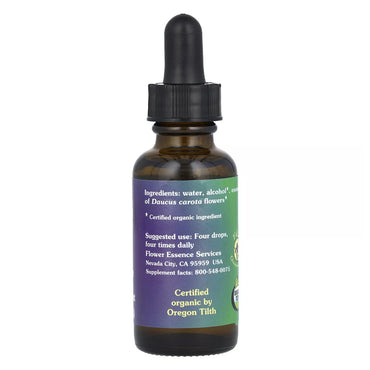 Queen Annes Lace Herbal Supplement Dropper By Flower Essence - 1 Oz