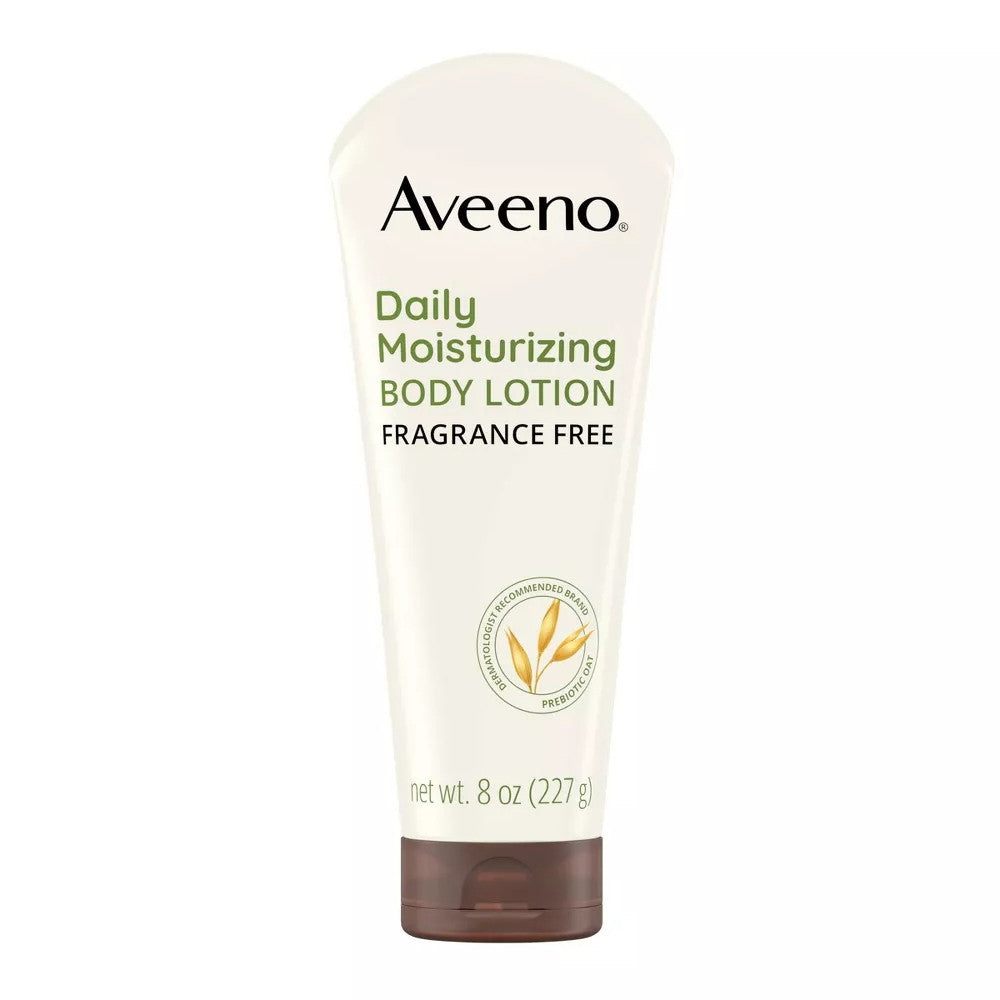 Aveeno Daily Moisturizing Lotion, Fragrance Free, 8 Oz