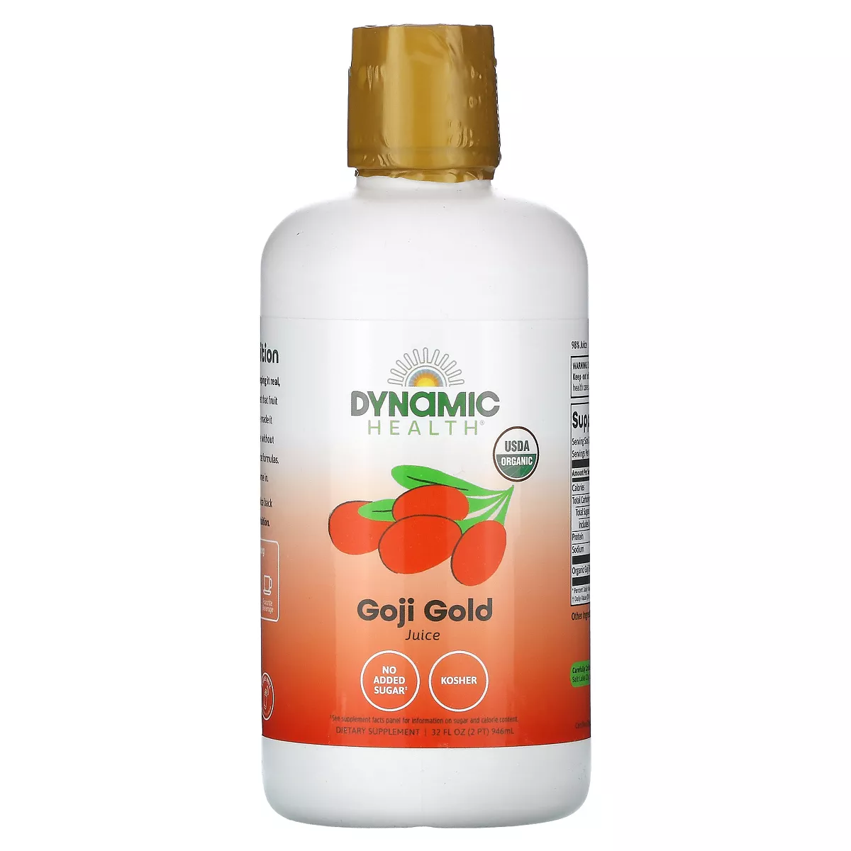 Dynamic Health Organic Goji Gold Juice, 32 Oz