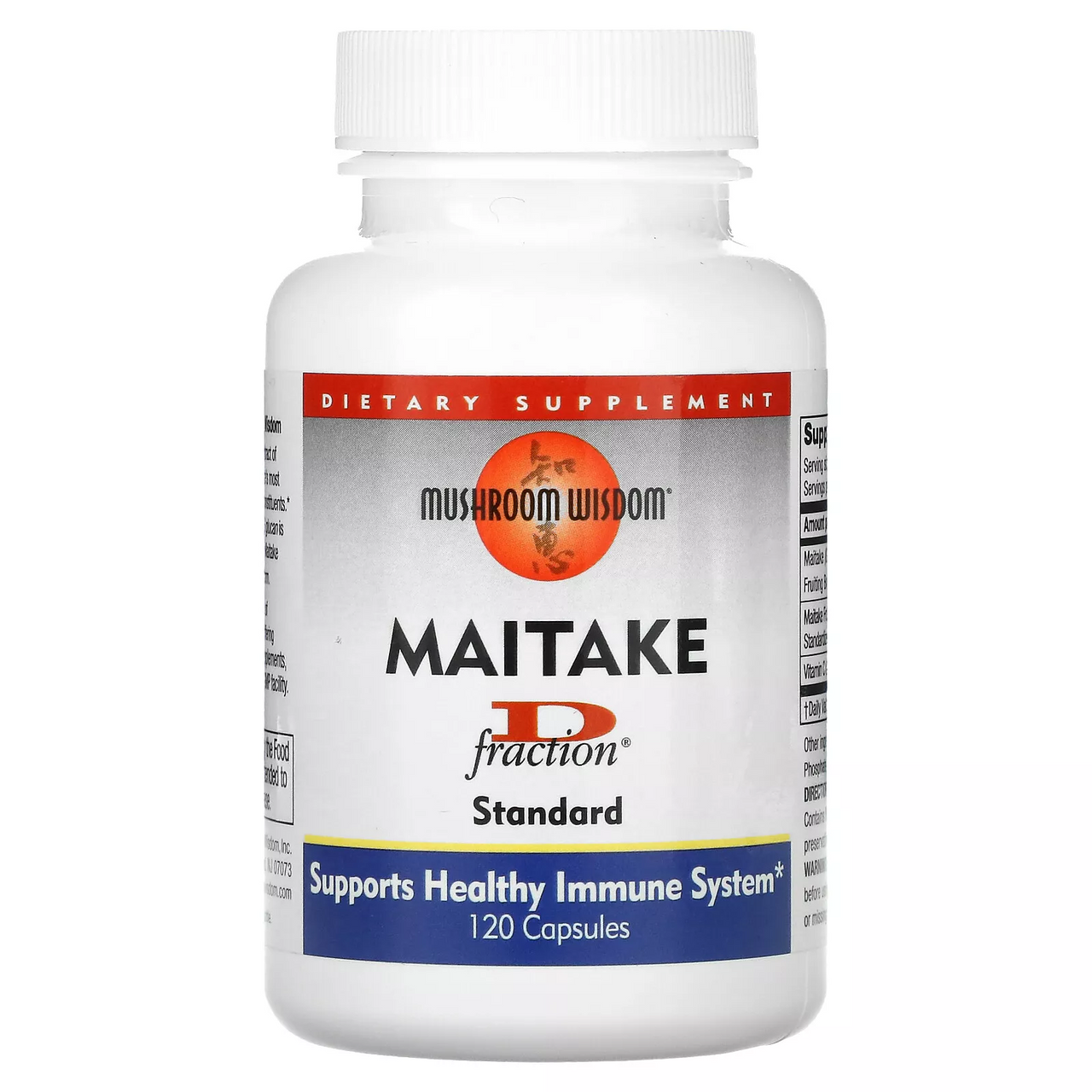 Mushroom Wisdom Maitake D Fraction Standard, 120 Ea