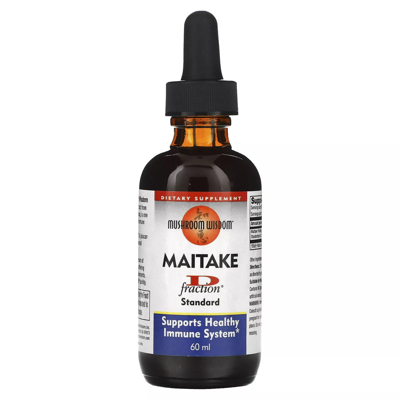 Mushroom Wisdom Grifron Maitake Standard D-Fraction, Alcohol-Free - 2 Oz