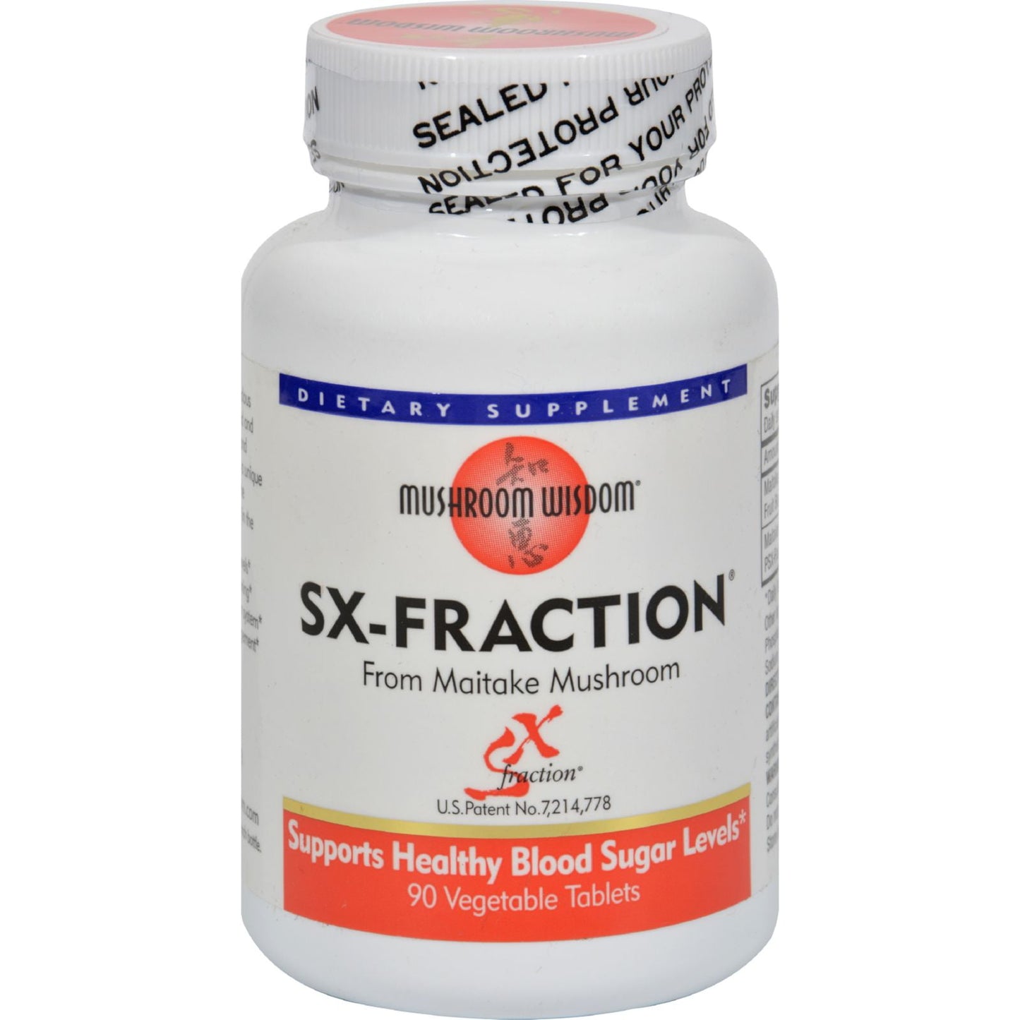 Mushroom Wisdom Grifron Maitake SX-Fraction Vegetarian Tablets, 90 Ea
