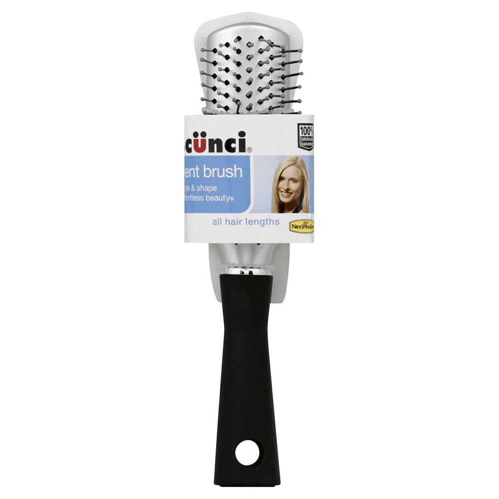 Scunci Hair Accessories Velvet Touch Vent Brush Styling Tool 4Ea