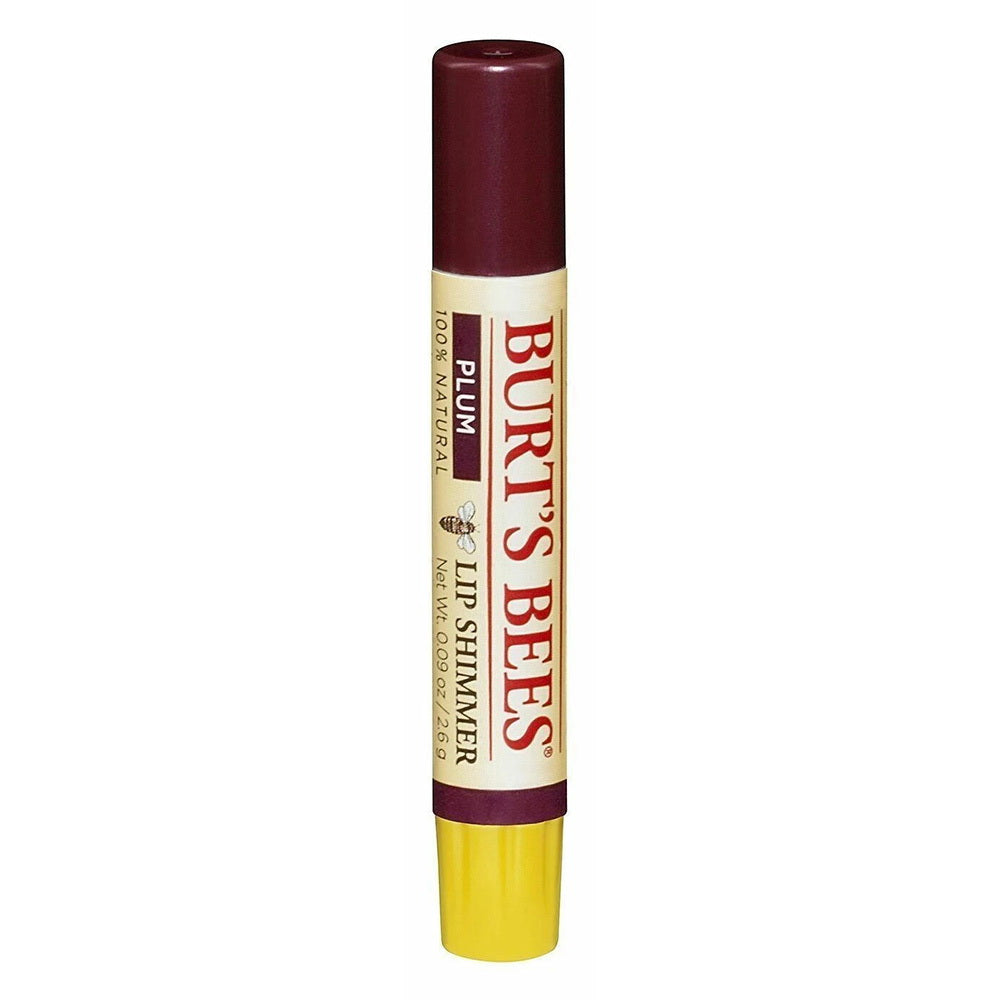 Burts Bees Lip Shimmer Plum Natural Moisturizing Tint 0.09Oz (2.6g)