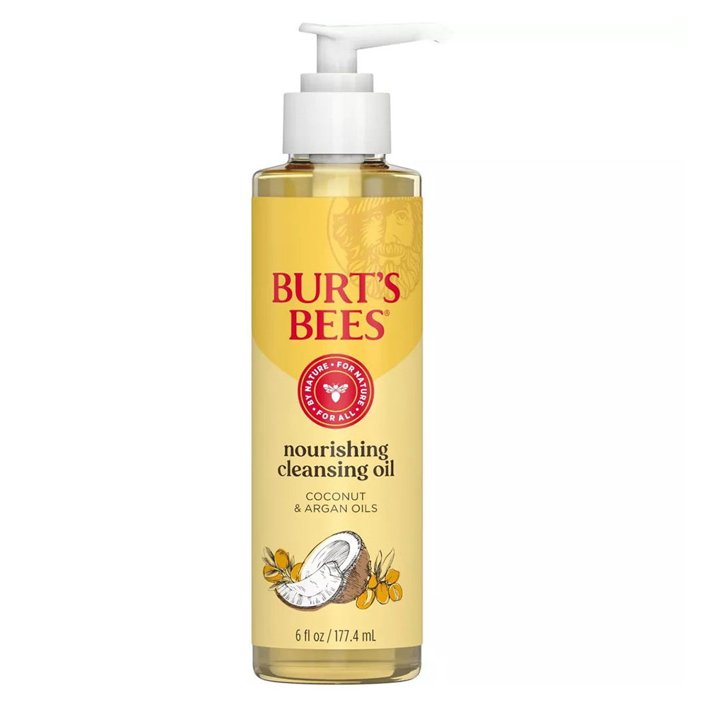 Burts Bees Facial Cleansing Oil with Coconut and Argan Oil 6Oz (177.4ml)