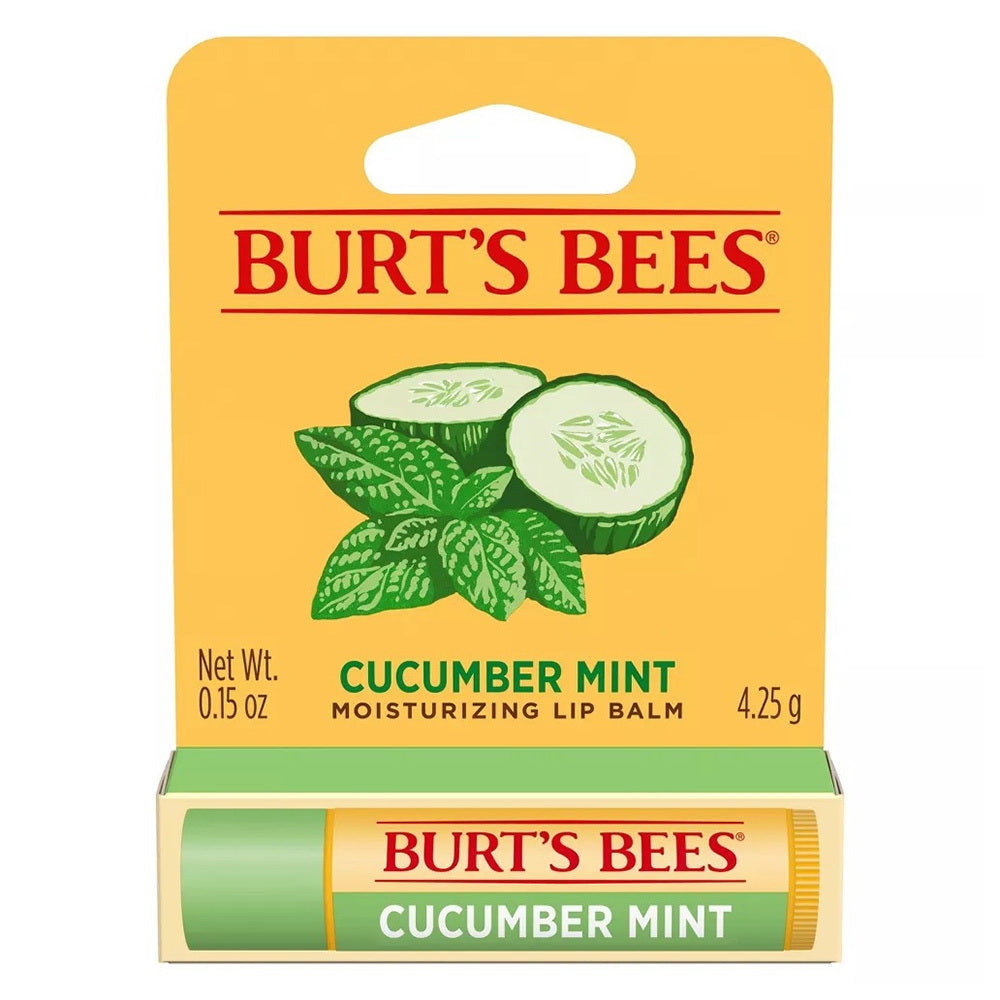 Burts Bees Cucumber Mint Lip Balm 0.15Oz (4.25g)