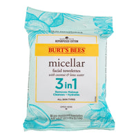 Burts Bees Micellar Makeup Removing Towelettes, 10 Ea