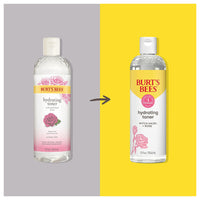 Burts Bees Hydrating Toner with Witch Hazel and Rose Fresh Floral Scent, 12 Oz